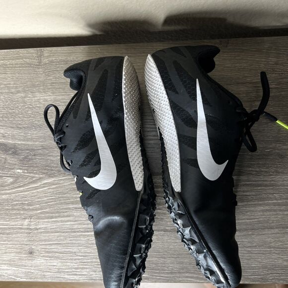 Nike Racing Zoom Rival S Track Spikes Shoes Mens Size 8 Black White 907564-017 - Picture 6 of 12
